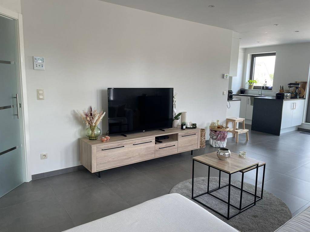 Houten tv-kast van meubelwinkel Sensa by Nibema (Riemst), Maison & Meubles, 25 à 50 cm, 200 cm ou plus, Moins de 100 cm, Comme neuf