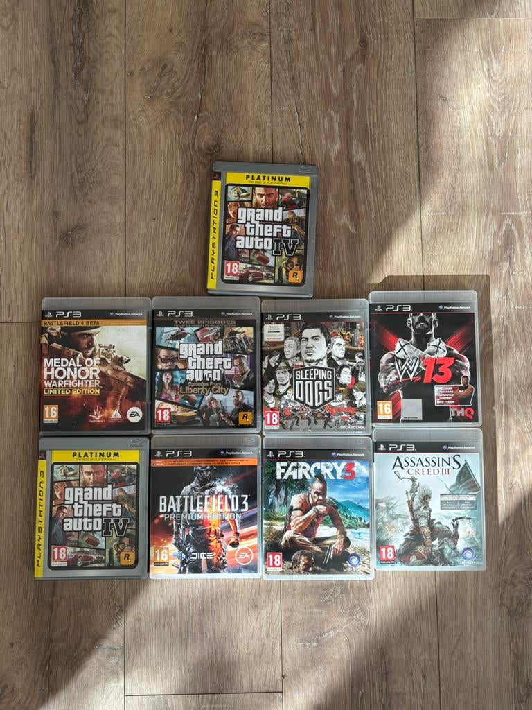 PS3 games Bundel – GTA, Far Cry, Battlefield, etc, Enlèvement, Comme neuf