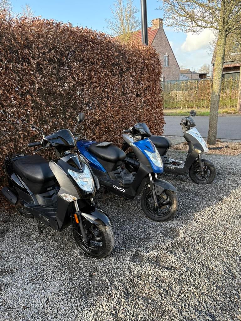 Te koop/ruil 3 Kymco Agility brommers, Vélos & Vélomoteurs, Scooters | Kymco, Agility, Enlèvement