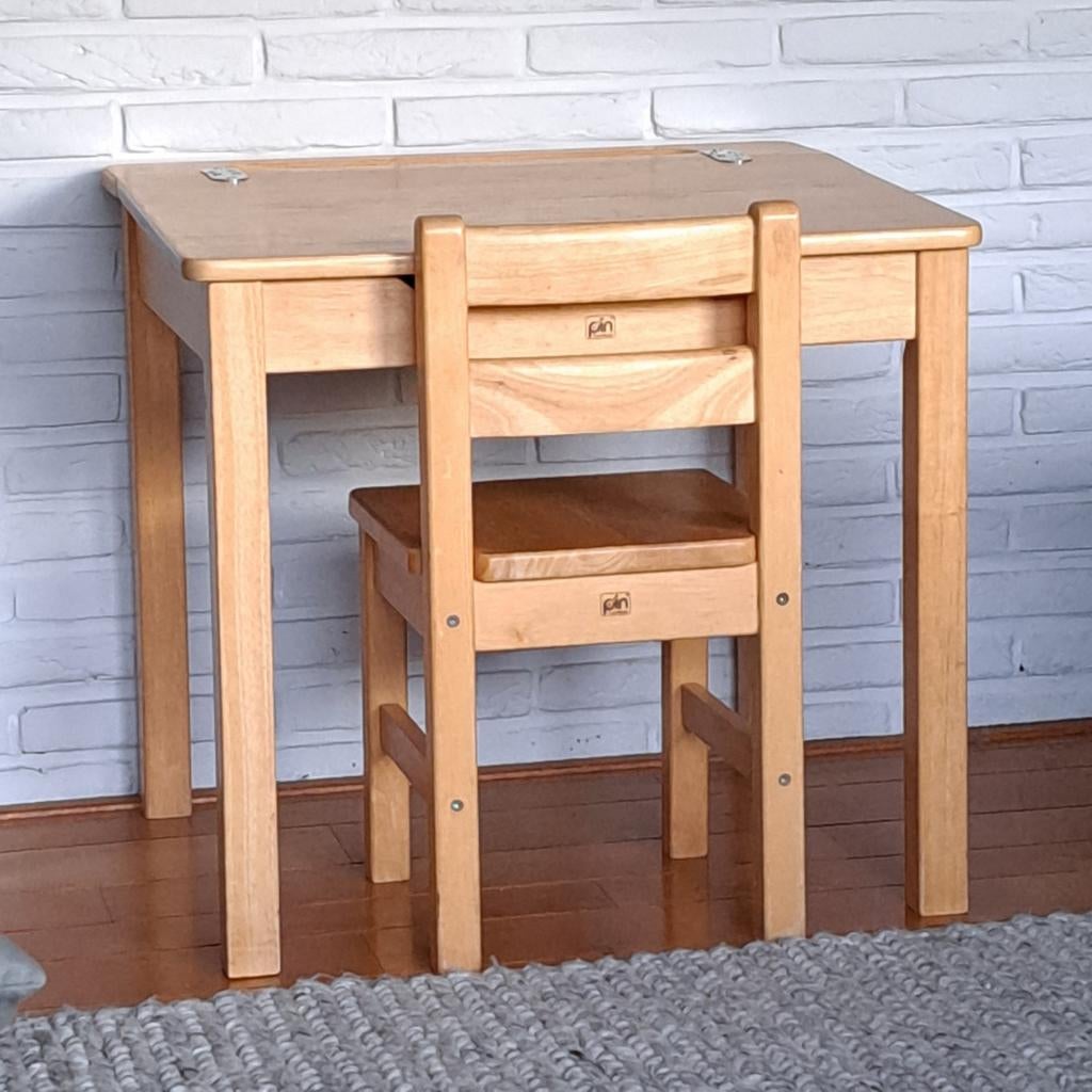 Prachtig klein houten bureau van Pin Furniture!, Ophalen, Zo goed als nieuw, Overige typen