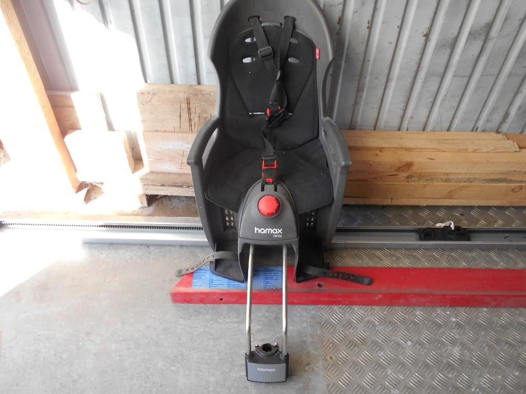 Siege velos HAMAX siesta, Vélos & Vélomoteurs, Repose-pieds, Comme neuf, Enlèvement, Hamax
