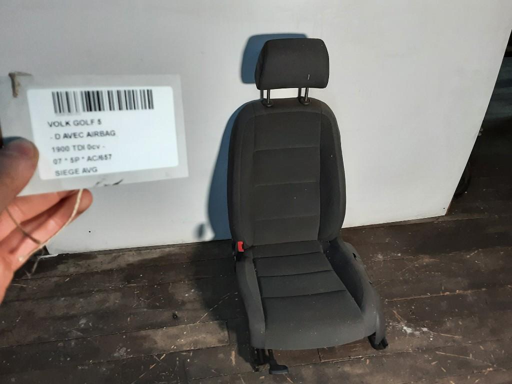SIEGE AVANT GAUCHE ( CONDUCTEUR ) Volkswagen Golf V (1K1), Volkswagen, Mevr. I. Hauben, Utilisé, Rue de l'Espoir 34 34
4030  GRIVEGNÉE, BE
