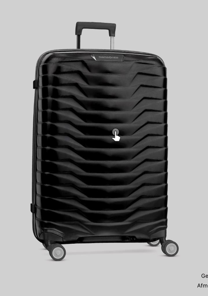 Samsonite proxis , zwart 69 cm, Handtassen en Accessoires, Koffers, Ophalen, Nieuw