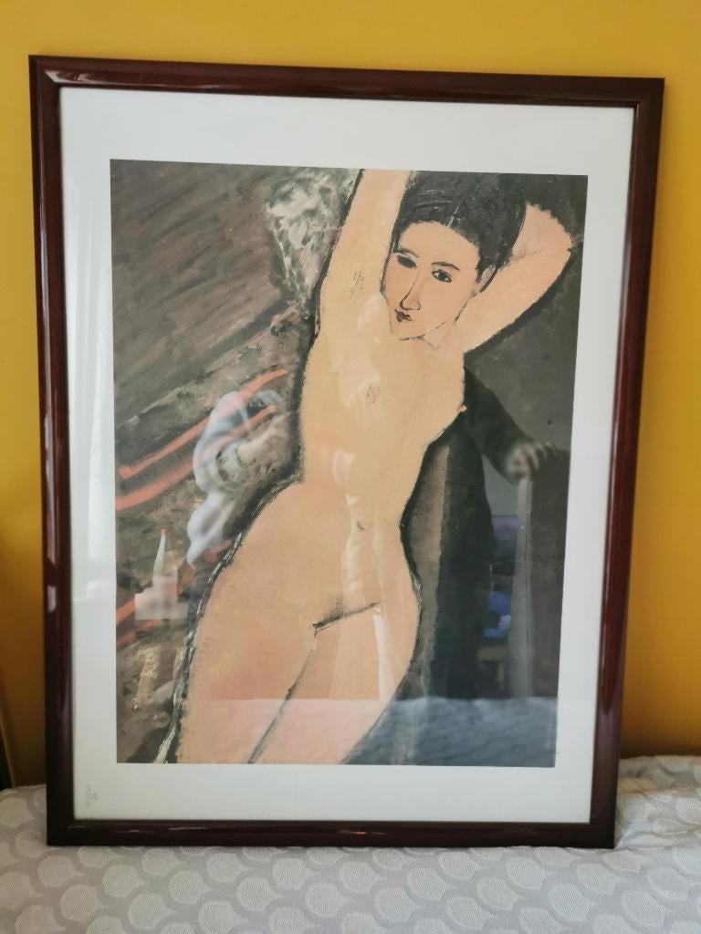 Mooie kader A.Modigliani, Antiek en Kunst, Kunst | Schilderijen | Modern, Ophalen