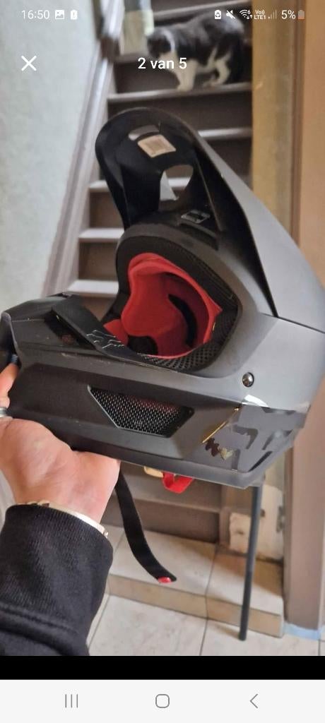 Crosshelm Fox V1 Youth, Motoren, Ophalen, Offroadhelm, Kinderen