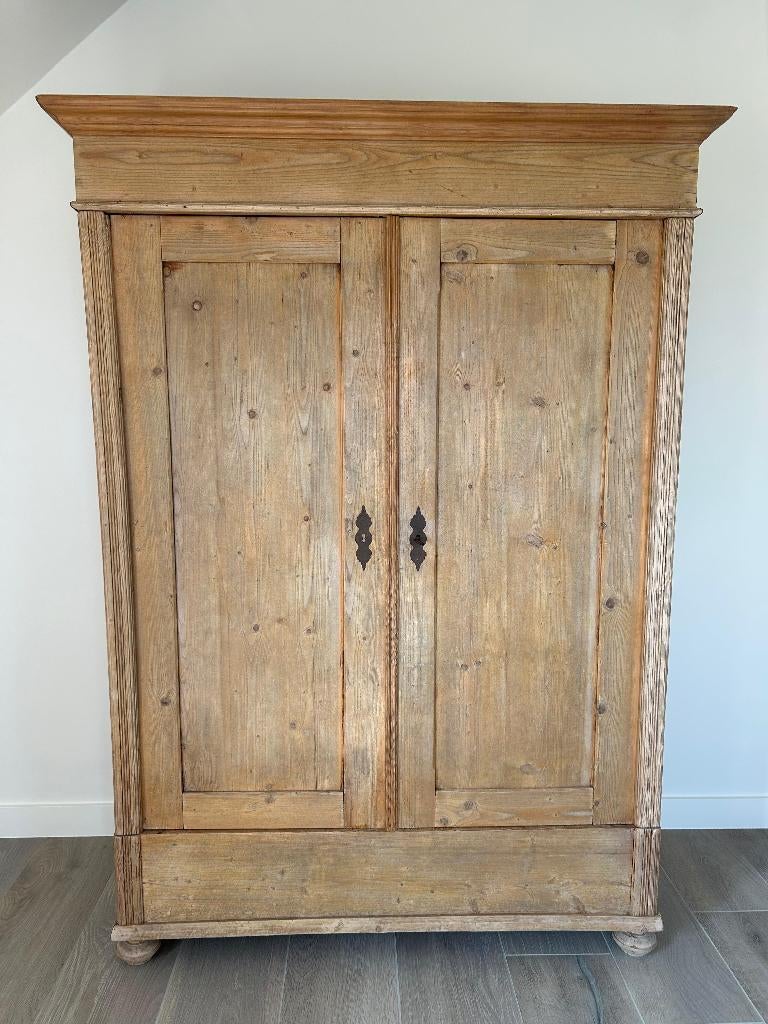 Houten kast, Avec porte(s), 100 à 150 cm, Utilisé, 50 à 75 cm