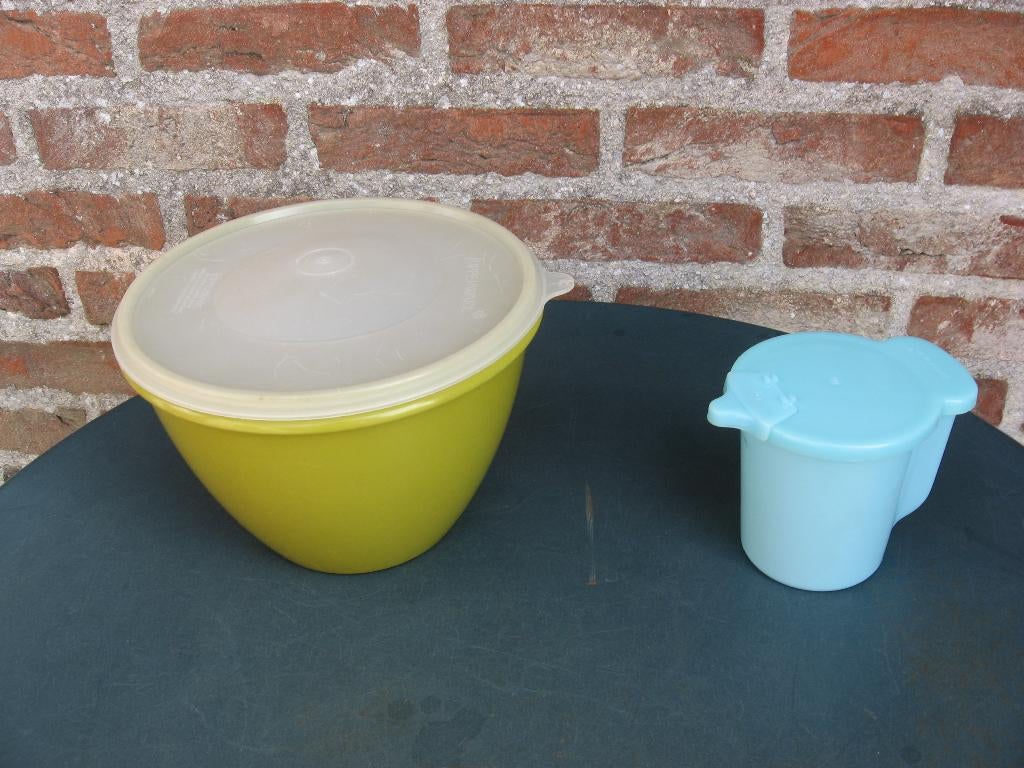 tupperware : bol de rangement vintage et pot à lait vintage, Enlèvement ou Envoi