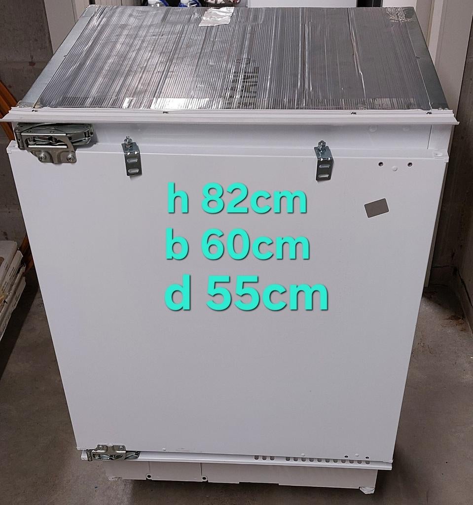 Modèle de table de réfrigérateur encastrable, Enlèvement, Comme neuf, Sans bac à congélation, Moins de 85 cm