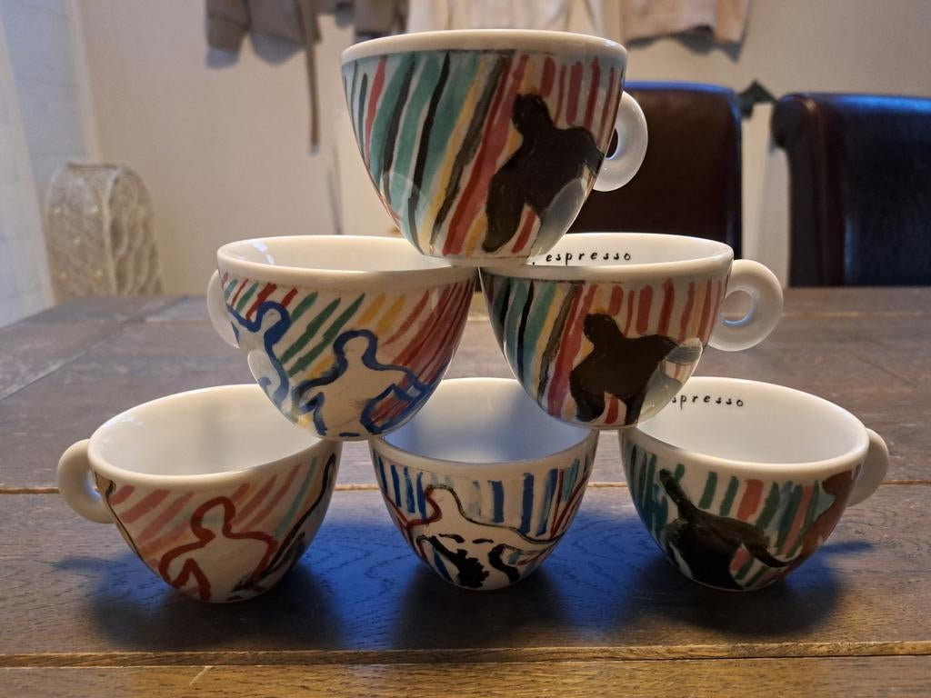 Illy set 'Il Ballo Del Caffe' Sandro Chia, Ophalen