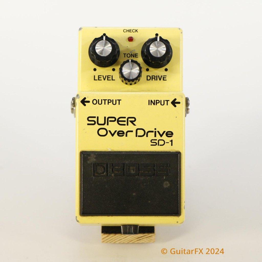 Boss SD-1 Super Overdrive (Black Label, Made in Taiwan), Musique & Instruments, Effets, Utilisé, Enlèvement ou Envoi