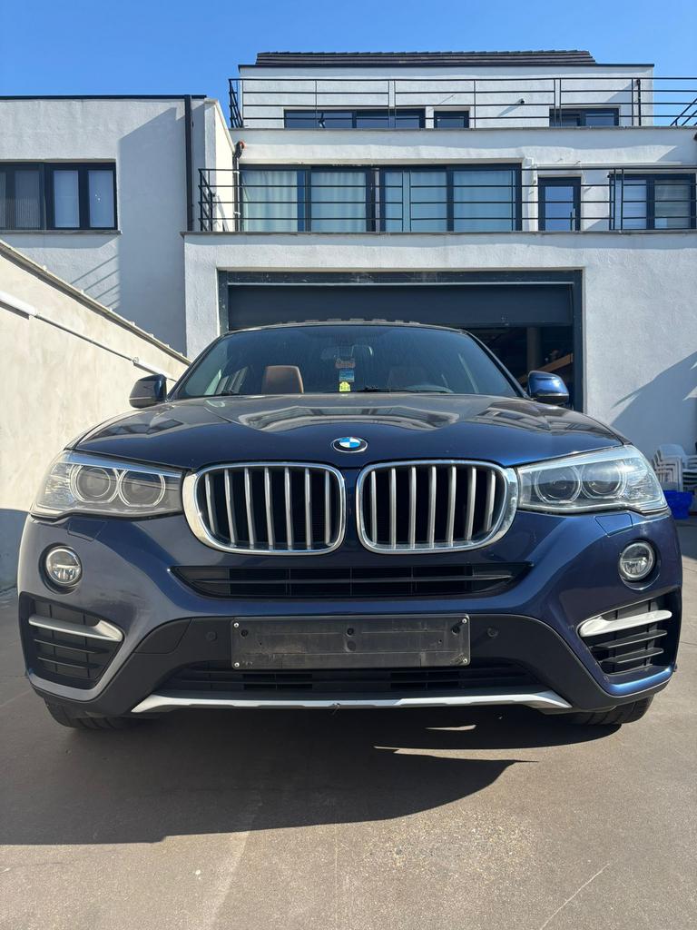 Bmw X4  X drive 20d automaat 2015 126 000 km full opties, Auto's, Automaat, Achterwielaandrijving, Euro 6, Blauw