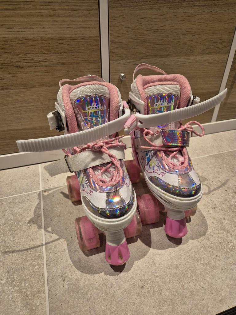 Hikole verstelbare rolschaatsen voor meisjes, Kinderen, Ophalen of Verzenden, Verstelbaar, Gebruikt