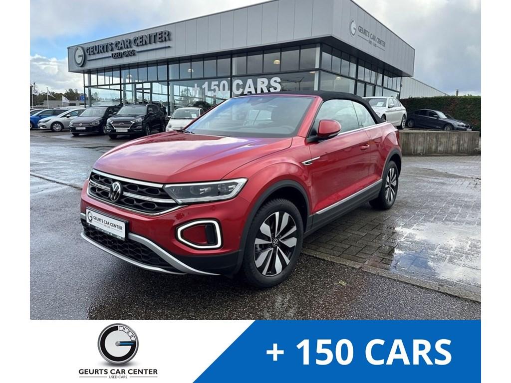 Volkswagen T-Roc CABRIO TSI Move van 1e eigenaar met slecht, Auto's, 4 zetels, Cabriolet, 116 pk, Handgeschakeld