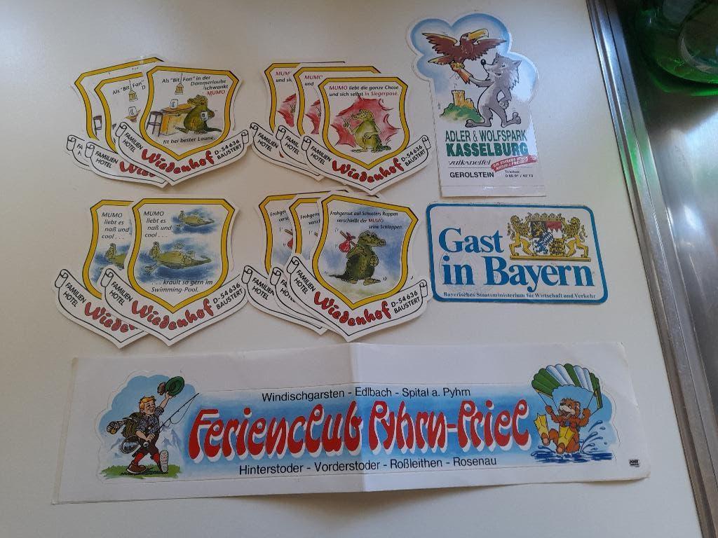 stickers uit duitsland en oostenrijk zie bijgevoegde lijst, Verzamelen, Ophalen of Verzenden, Nieuw