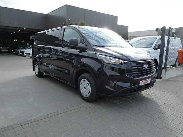 Ford Transit Custom 320L L2 2.0 TDCi 136pk 3pl Trend Luxe, USB, 1995 cc, Euro 6, Zwart