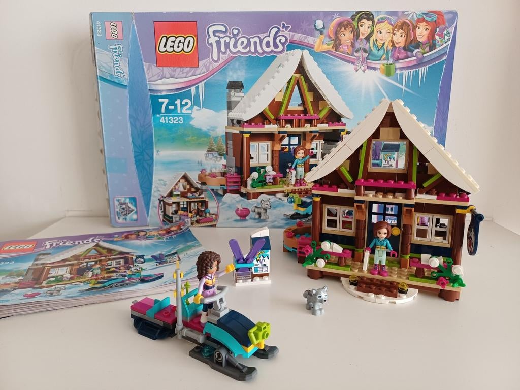 Lego friends 7-12 jaar set wintersport chalet 41323, Enlèvement ou Envoi, Lego