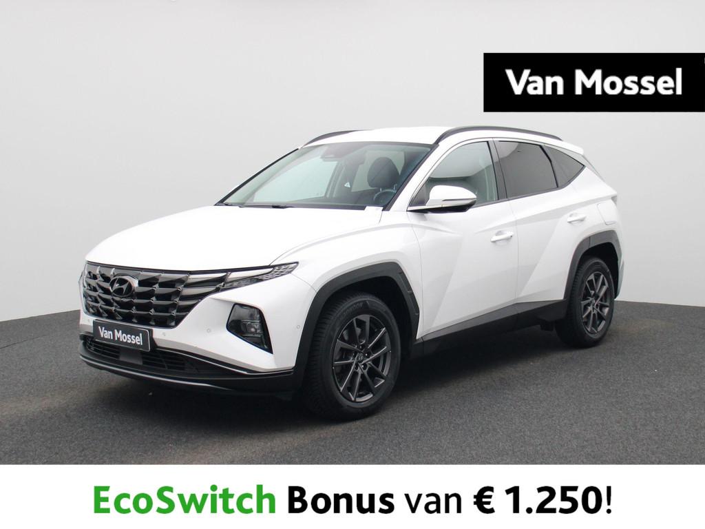 Hyundai Tucson 1.6 T-GDi hybride Shine, Auto's, Hyundai, Stof, 230 pk, 4 cilinders, 169 kW