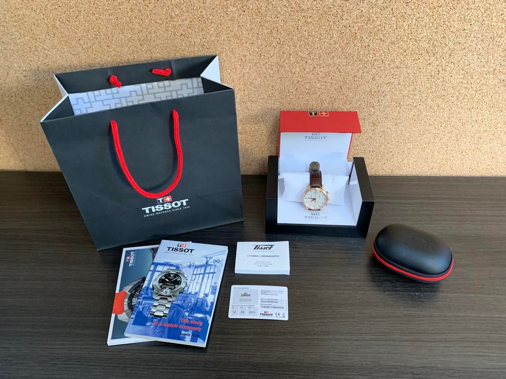 Tissot tradition, Montre-bracelet, Autres marques, Enlèvement ou Envoi, Cuir