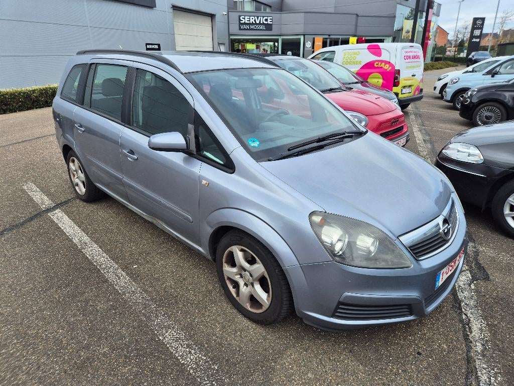Opel Zafira 7 zitplaatsen 1.9 diesel, Autos, Argent ou Gris, Achat, Boîte manuelle, 5 portes