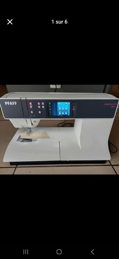 Machine à Coudre et à Broder PFAFF créative 3.0, Hobby & Loisirs créatifs, Machines à coudre & Accessoires, Enlèvement, Comme neuf
