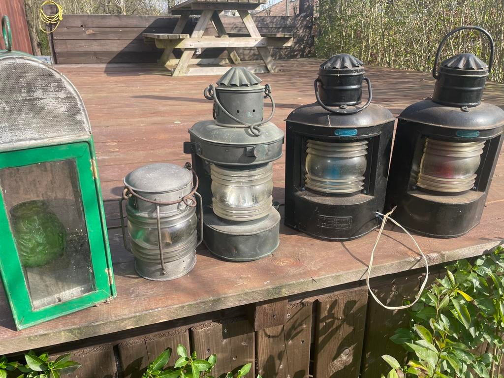 Oude scheepslampen, Antiek en Kunst, Antiek | Verlichting, Ophalen
