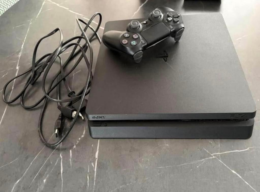 PS4 Slim  + Manette — Bon état, Games en Spelcomputers, Spelcomputers | Sony PlayStation 4, Ophalen, Zo goed als nieuw, 1 TB, Met 1 controller