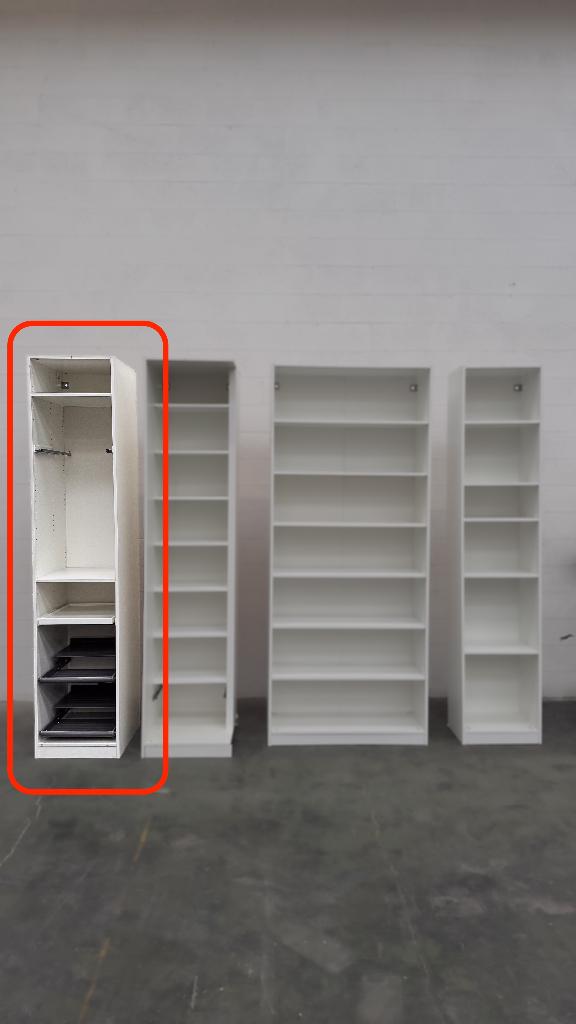 PAX Caisson d’armoire blanc, IKEA (accessoirisé), Maison & Meubles, Métal, Moins de 150 cm, Enlèvement, Utilisé