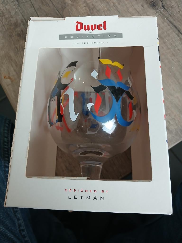 Duvel glas letman, Verzamelen, Ophalen, Zo goed als nieuw, Bierglas