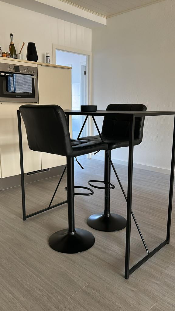 Table de bar + chaises, Maison & Meubles, Enlèvement, Comme neuf