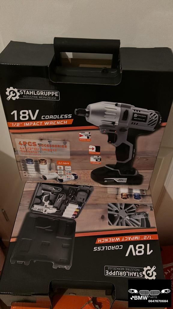 Stahlgruppe slagmoer accu tol NIEUW IN DOOS, Doe-het-zelf en Bouw, Gereedschap | Boormachines, -, -, Nieuw, Ophalen of Verzenden