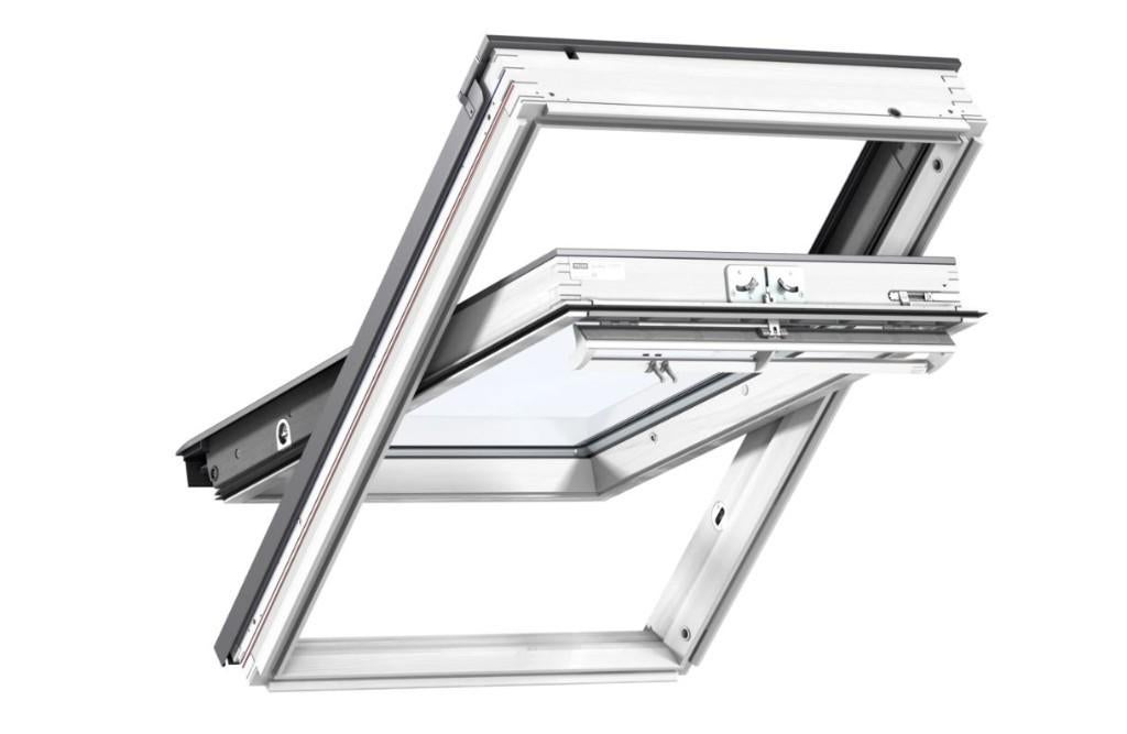 Velux NEUF GGL SK06 114x118 + raccord + option pose, Bricolage & Construction, Enlèvement, Neuf, Bois