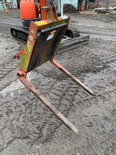 palletvork voor achter tractor, Ophalen, Pallet