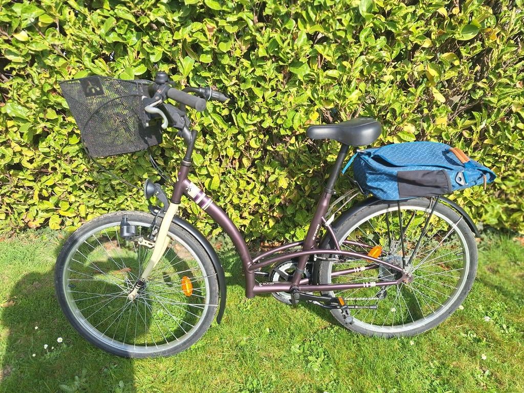 Vélo hollandais 6 vitesses noir mat cadre bas 26 pouces, Vélos & Vélomoteurs, Enlèvement