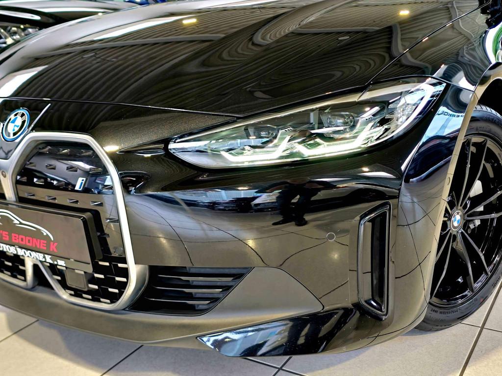 BMW i4 i4 eDrive/360Camera / 8j garantie / Eerste Eig, Gebruikt, Zwart, Zwart, Leder