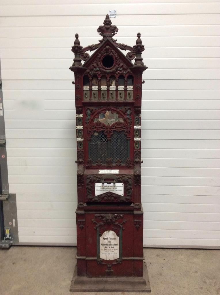 Antieke Chocoladeautomaat gezocht, Verzamelen, Automaten | Overige, Ophalen, Gebruikt