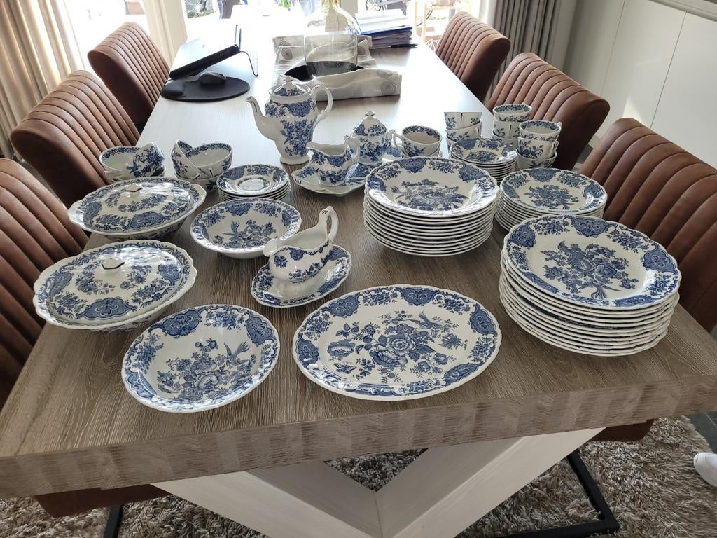 Engels eet en koffie servies volledig, Antiek en Kunst, Ophalen