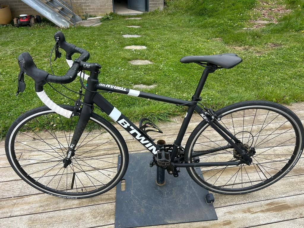 Velo course Triban 500 noir S, 28 inch, Minder dan 49 cm, Zo goed als nieuw, Meer dan 20 versnellingen