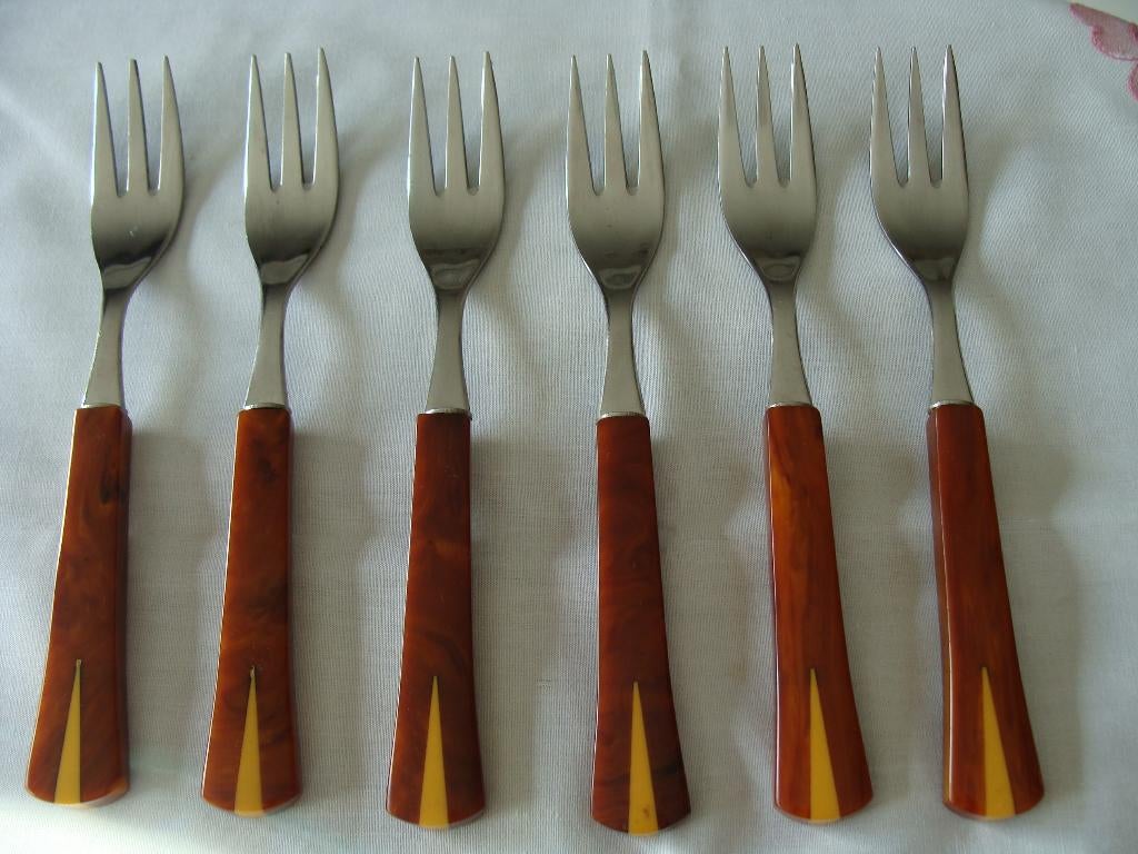 6 fourchettes 3 dents, couvert argenté, Rostfrei, vintage, Enlèvement ou Envoi, Comme neuf, Argent, Ensemble de couverts