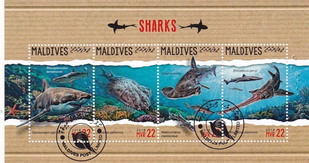 Timbres animaux poissons, Postzegels en Munten, Verzenden, Gestempeld