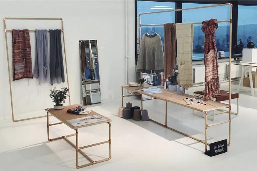 Ronde houten stokken beuk, Immo, Gent