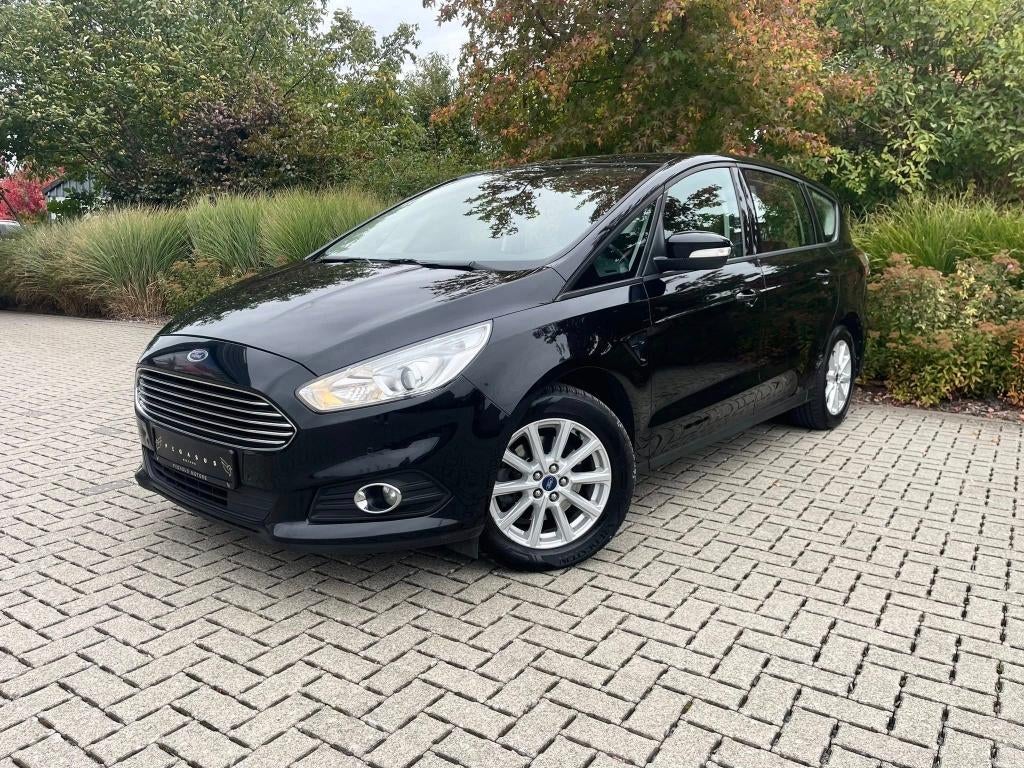 Ford S-Max 2.0 - 2019/211.000km/Euro 6d- 150PK, Auto's, Ford, Bluetooth, Testrit aan huis, Stof, Zwart