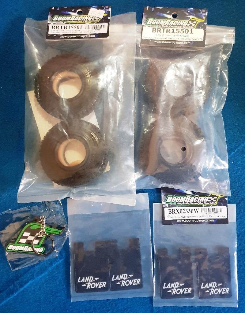 Lot de pièces Boom Racing RC, pneus à chenilles, ailes, Neuf, Échelle 1:10, Pièce, Électro