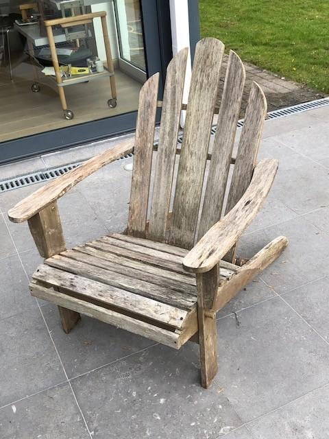 Adirondack, exotisch hout, Ophalen, Gebruikt, Hout