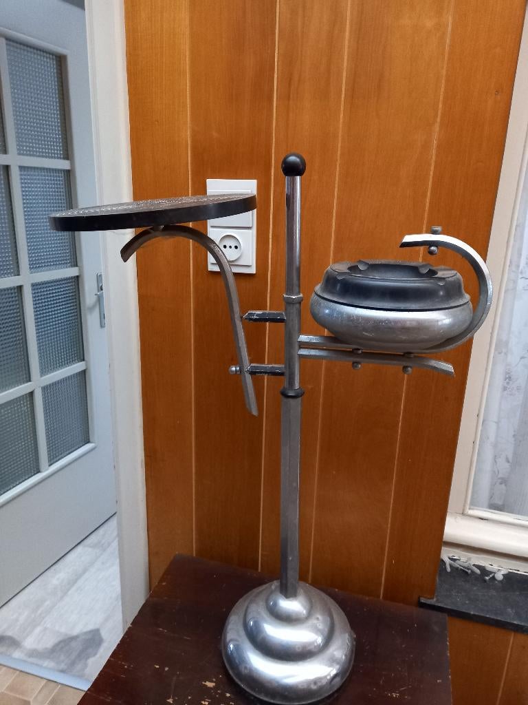 Vintage rooktafel/ rookstandaard jaren 30-tig (art deco), Ophalen
