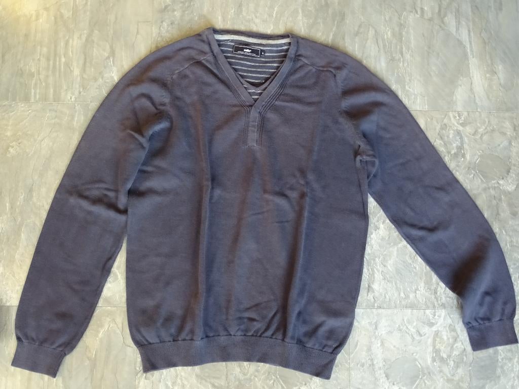 mannen trui met v hals, Ophalen, Maat 52/54 (L), Celio, Blauw