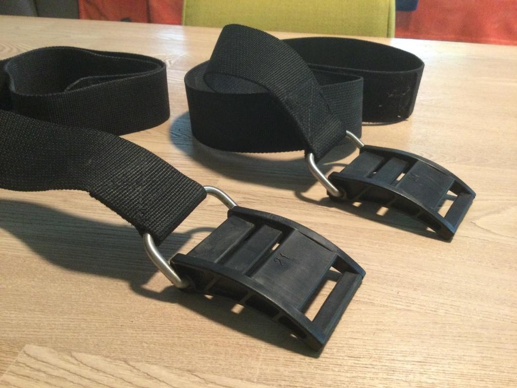 Trimvest Flesband 2x - Ecocheques, Watersport en Boten, Duiken, Ophalen of Verzenden, Gebruikt, Duikfles