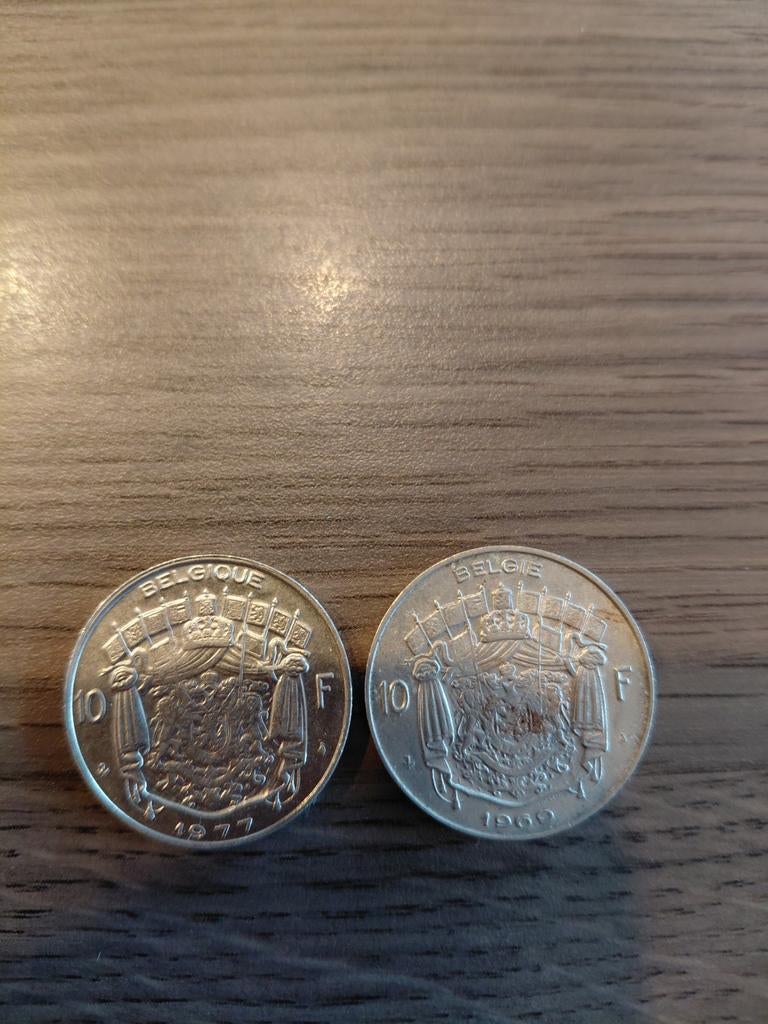 10 belgische frank stukken, Postzegels en Munten, Ophalen of Verzenden