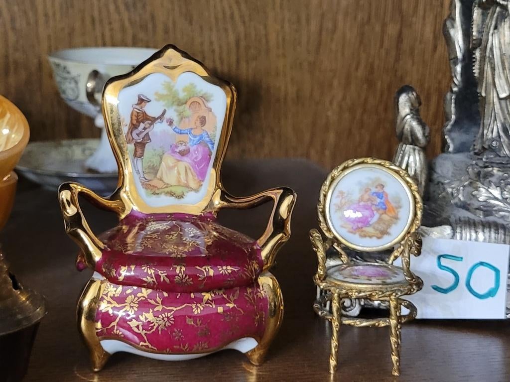 Miniatuur Limoges-porselein, Ophalen of Verzenden