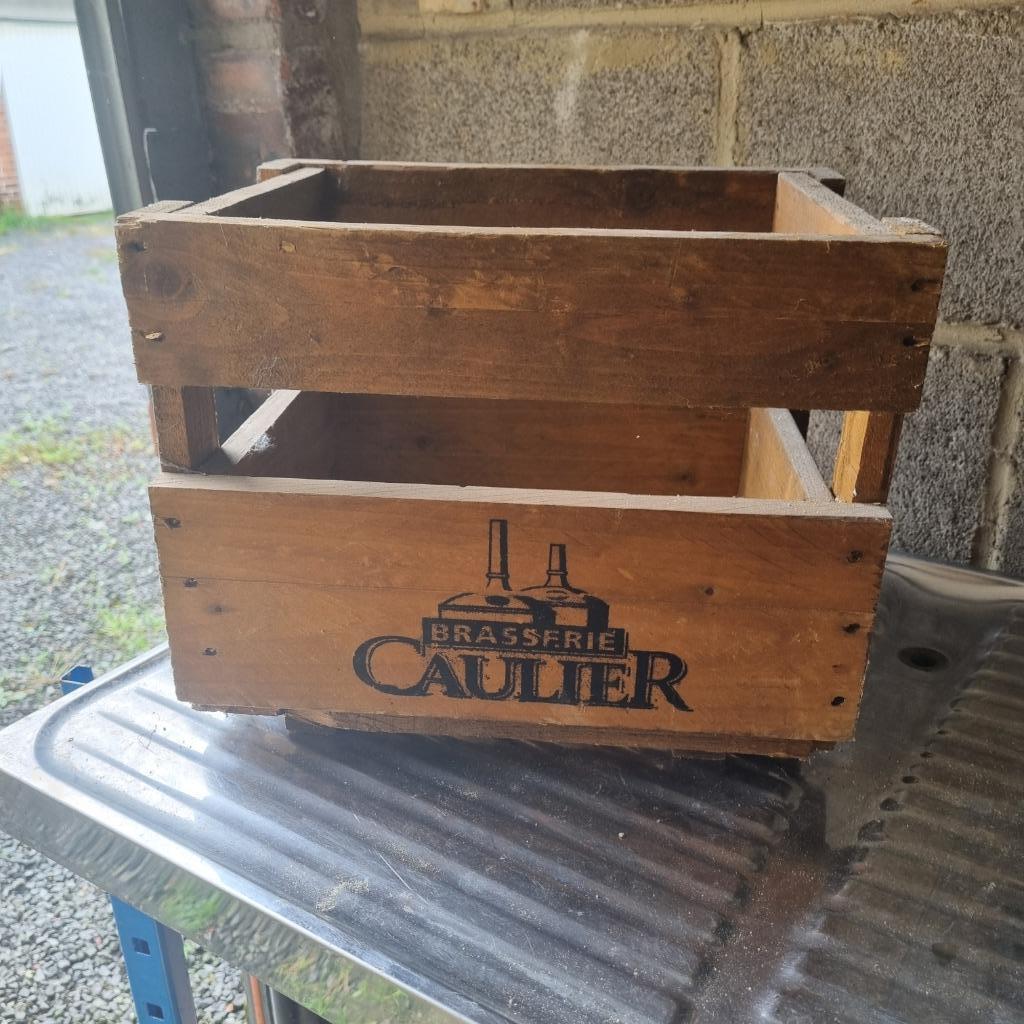 Bac de bière Brasserie Caulier (modèle 2), Enlèvement ou Envoi, Utilisé, Bouteille(s), Autres marques