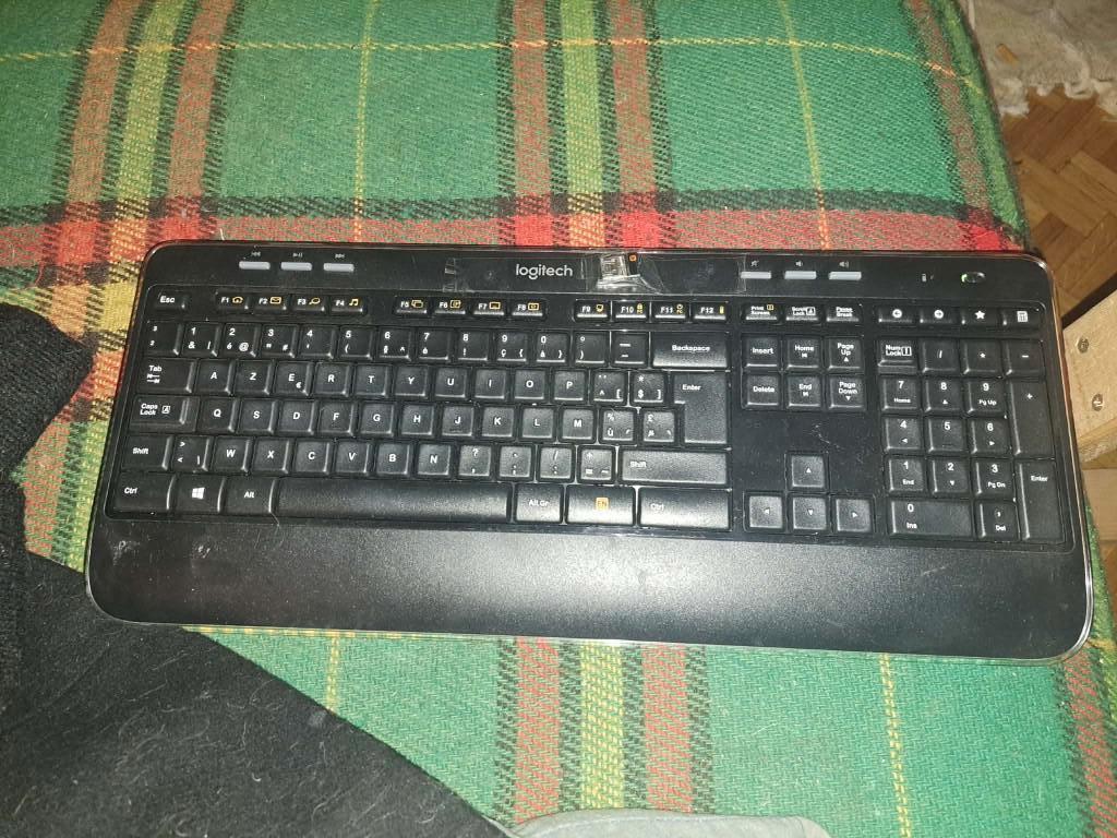 Logitech K520 draadloos toetsenbord, Logitech, Azerty, Ophalen of Verzenden, Zo goed als nieuw